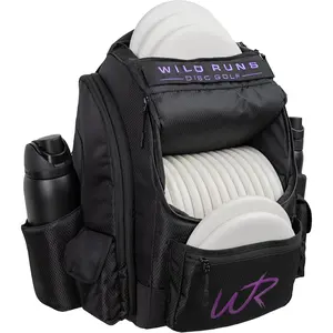 Premium Disc Golf Bag, 30+ Disc Capacity, Comfortable Shoulder Straps, Water-Proof Polyester Fabric