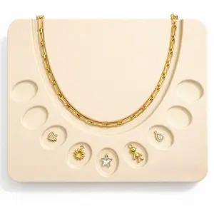 Charm Necklace Tray | DIY Jewelry Organizer | Build Your Own Charm Necklace Holder