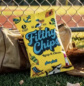Filthy Chips Kettle Potato Chips made with Avocado Oil, Sea Salt 2oz