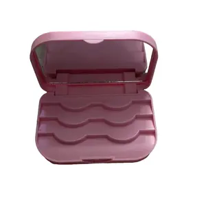 Eyelash Case with Mirror - Perfect for Traveling with Your Makeup