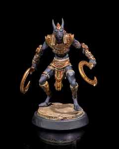 3D Printed 28mm Jackal Warrior with Scythe – Tabletop Miniature