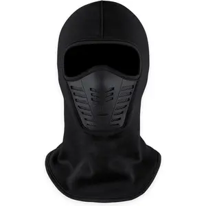 Balaclava Ski Mask - Fleece Winter Face Mask - Helmet-Fit Skiing Accessories - Breathable No-Fog Balaclava