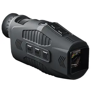 Hd 1080p Night Vision Monocular, Day Night Use Photo Video Taking 4x Digital Zoom Monocular for Camping Animal Observation, Night-vision Device  Goggles