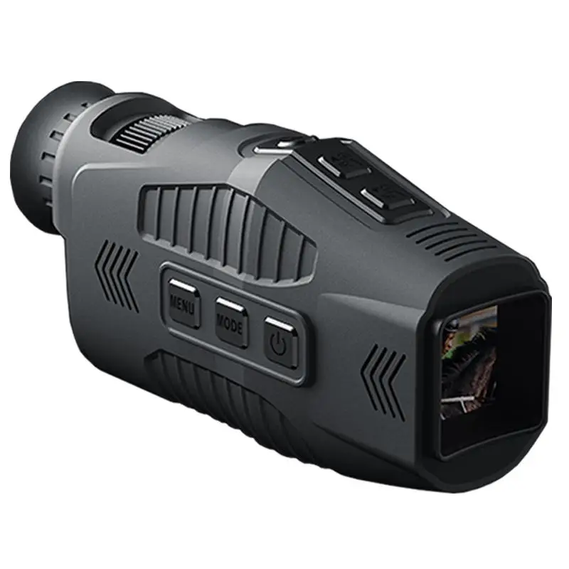 Hd 1080p Night Vision Monocular, Day Night Use Photo Video Taking 4x Digital Zoom Monocular for Camping Animal Observation, Night-vision Device Goggl