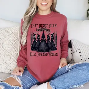 Vintage Girls Witch Shirt,Comfort Colors,Girls Scary Halloween Shirt,Witchy Vibes Shirt,Woman Witch Shirt,Halloween Girls Party Shirt 2122