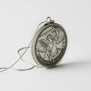 Mother Mary & Archangel Michael Protection Chain Necklace