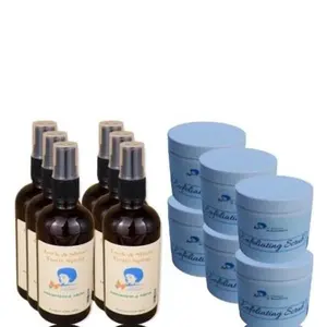 Pack of 6 spray and 6 scrubs