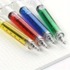 4 Color Blood Themed Nurse Uniform Pen Gift Set, Stretchable Ink Ballpoint Pens, Unique Medical Staff Accessories, Perfect for Nurses and Healthcare Professionals, Aesthetic Pens