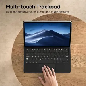 Samsung Galaxy Tab S10+ Plus/s9+/s9 Fe+/s8+/s7+/s7 Fe Keyboard Case, 12.4” Magnetic Case with Keyboard & Touchpad, Slim Protective Cover Wireless Tablet Keyboard