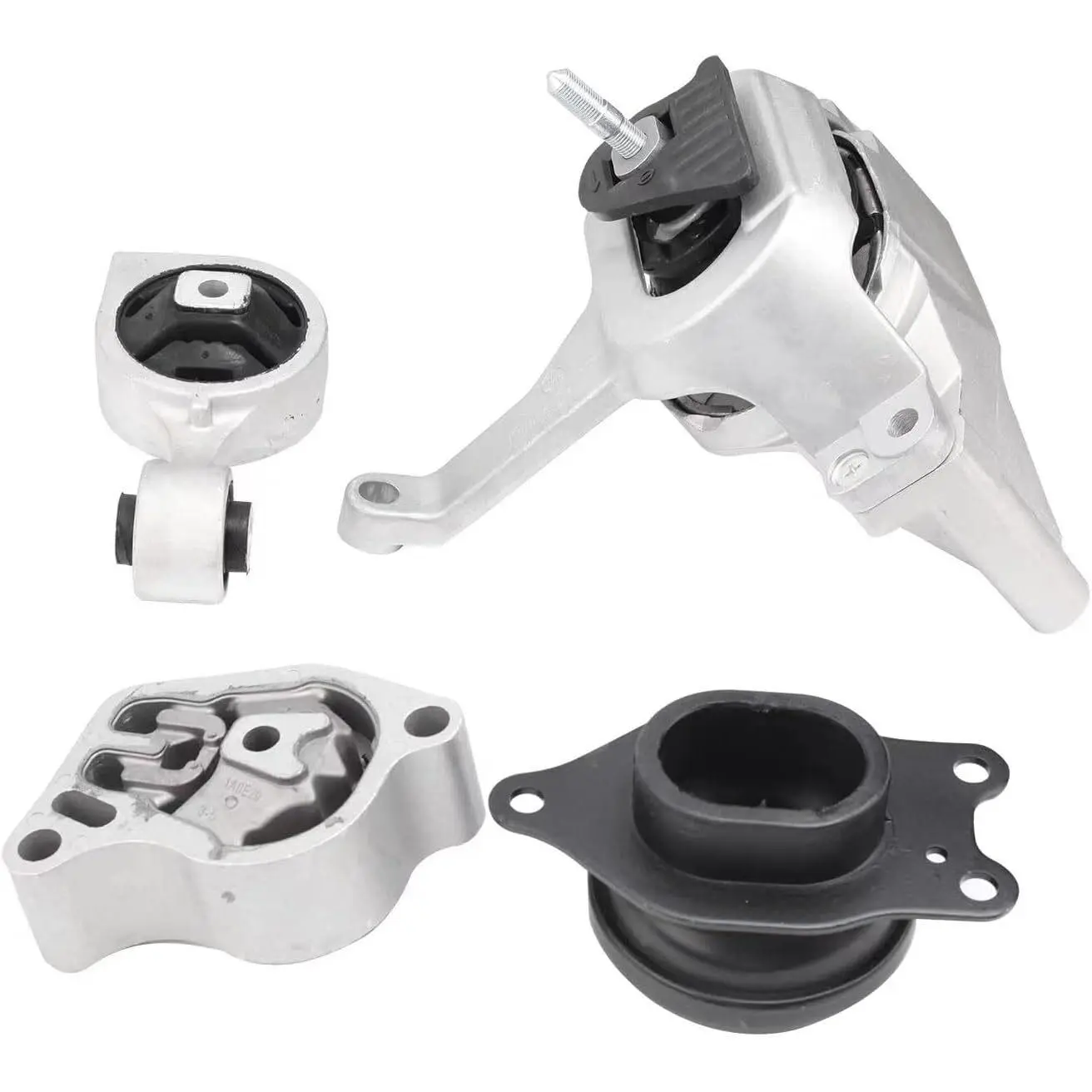 2007-2015 Nissan Altima 2.5L CVT Engine Mount Kit, OEM Replacement Transmission Mount, 1 X 9444 / A4350, A7363 / 9444, 9545 / Em-9444, Em-9545 - Front Torque Strut Mount, 9444 / A4350