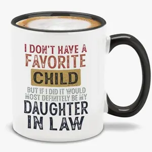 Funny Coffee Mug Gift for Daughters-In-Law Sarcastic Quote Mug, Perfect Birthday Present for Her, Unique Gag Gift Idea, Stylish Drinkware