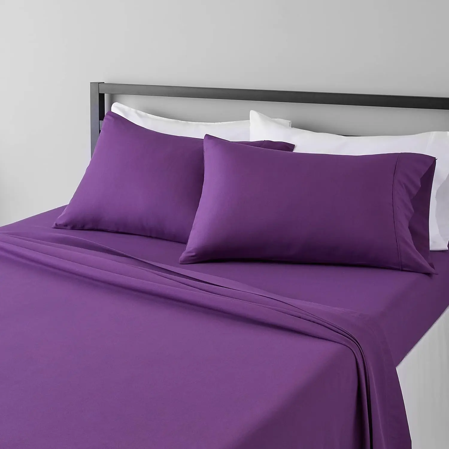 Super Soft Easy Care Microfiber 4-Piece Bed Sheet Set with 14-Inch Deep Pockets