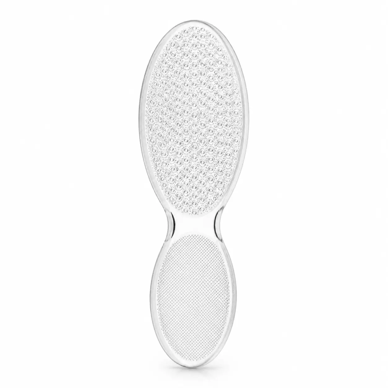 Nano Glass Foot File for Rough Heels, Dual-Texture Foot Scrubber, Washable Reusable Pedicure Tool for Dry Feet, Soles & Callused Areas Clear Manicure sohochic
