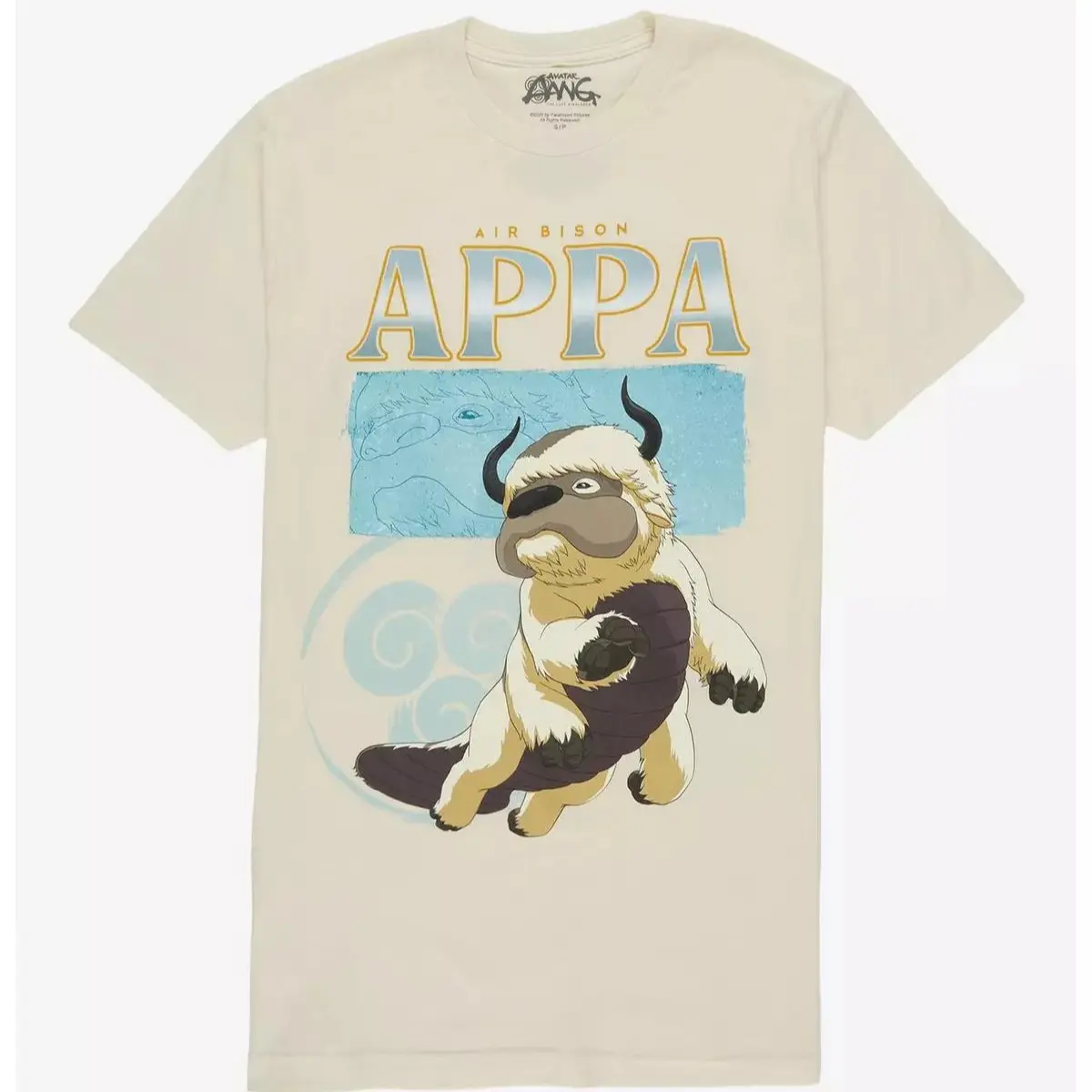 Avatar Aang Appa Graphic Tee | Avatar The Last Airbender T-Shirt | Cute Anime Unisex Cotton Shirt | Vintage Y2K Japanese Streetwear | Fan Gift