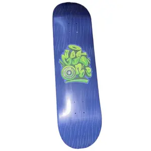 Blue Graffiti Skateboard Deck