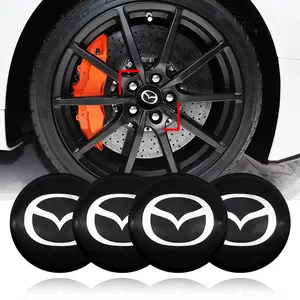 Mazda Wheel HUB Center Cap Decoration Patch, Car Emblem Decal Accessories, Mazda Modified Exterior Decorations, Automotive Styling Items