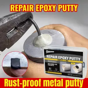 Multi-Purpose Epoxy Putty Repair Adhesive, Fast-Curing Waterproof DIY Shaping, Strong Bonding, Durable for Metal Plastic Marble Wood Stainless Steel