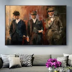 Peaky Blinders Graffiti Art, Wall Art Decoration, Peaky Blinders Poster, Luxury Wall Decor