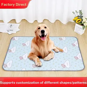 Pet Cat Dog Urine Pad, Absorbent Waterproof Mat, Washable Reusable Anti-Urine Pad, Suitable for Dogs and Cats, Durable Pet Protection