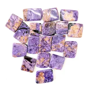 Charoite Tumbled Stone Slice (Grade AA) - Polished Charoite Crystal