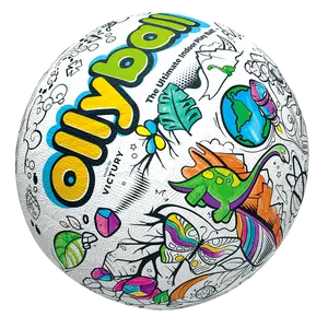 Ollyball Utility Patented Indoor Play Ball for Volleyball, Soccer and Kickball