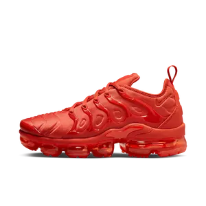 Nike Air VaporMax Plus Women's Sneaker in Red, Casual Footwear for Training and Walking, Athletic Use