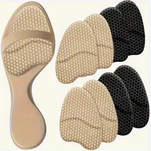 Metatarsal Pads for Women, Ball of Foot Cushions, Heel Inserts, High Heel Comfort Pads (2 Pairs), Anti Slip, Invisible Design