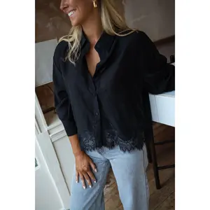 Black Ivan Lace Shirt