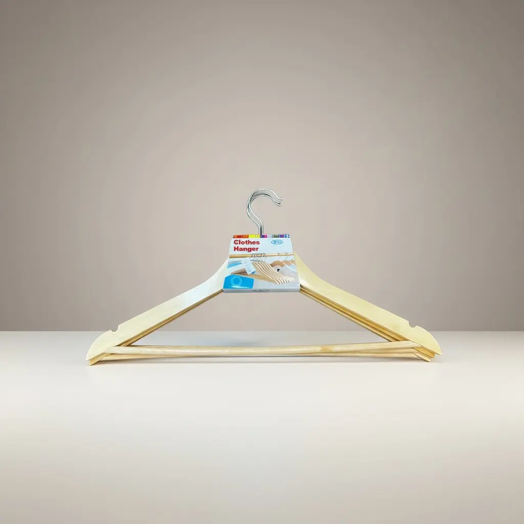 Wood Hangers 3 Pack