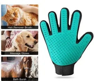 Pet Hair Glove Comb Pet Dog Cat Grooming Cleaning Glove Deshedding Hair remover Massage Brush Animal Supplies Cat Accessoies