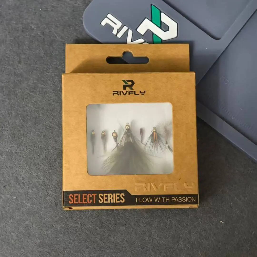 RIVFLY Select Series Beginner Trout Fly Kit - 7 Essential Dry, Nymph and Streamer Flies