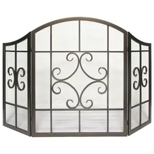 Bronze Fireplace Screen