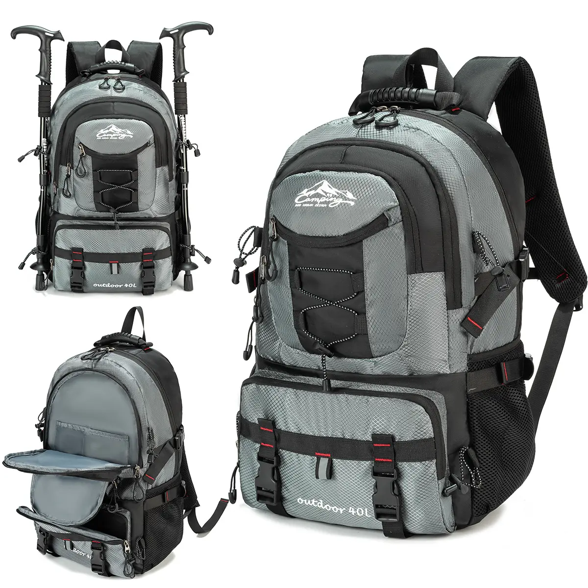 backpack mens heavyduty laptop YOREPEK Large for Men, Heavy Duty Travel Backpack made by 3 layer PU with soft surface Heavy-Duty Men's Backpack, Water-Resistant Nylon