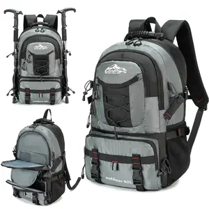 Men's Backpack Outdoor Travel Backpack Large Capacity Luggage Mountaineering Bag Waterproof Leisure Travel Waterproof Bag