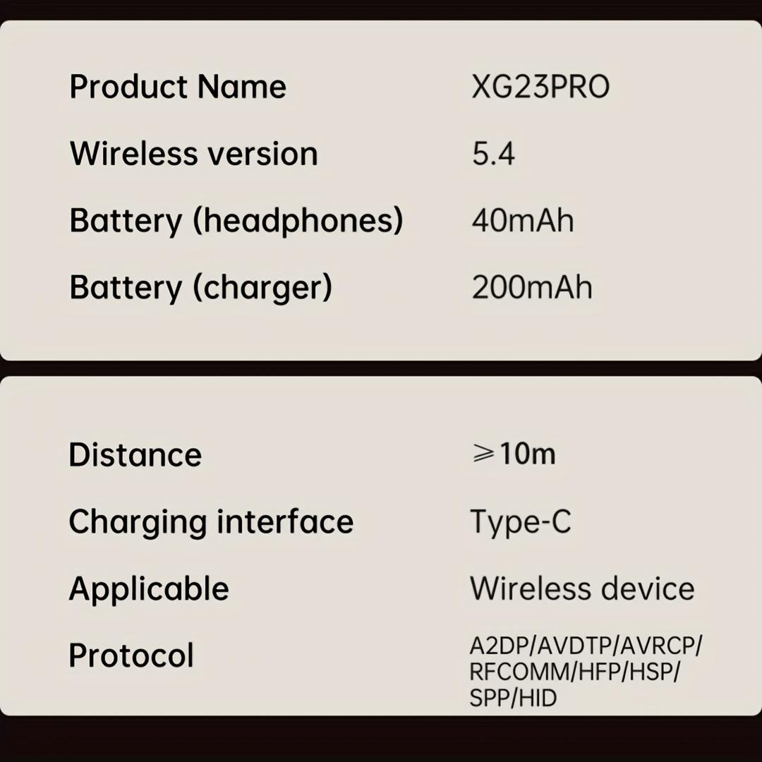 OWS Open Wireless Luminous Sand Earphones, High Fidelity Sound Quality, High Definition Music with Built in Microphone Suitable for Listening to Music, Sports, and Fitness