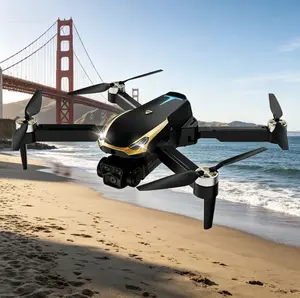M8 Pro 2026 Outdoor Travel Drone, 4K UHD EIS Camera for Travel Scenery Shooting, Long Range 5G WiFi FPV, Brushless Powerful Motor, Full Cover Obstacle Avoidance, 2 Batteries Included