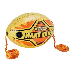 【Summervibes】VEVOR Booster Ball,  Towable Tube Rope Performance Ball, Thickened PVC Inflatable Booster Balls for Boating and Water Sports - with High Tensile Strength Rope and Speed Safety Valve