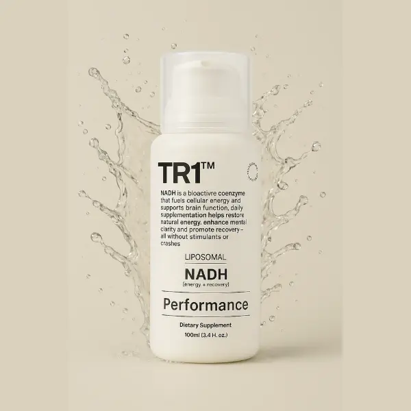 TR1 Performance - NAD Bottle - Clean Energy & Focus Support – Cellular Recovery & Mental Clarity – Vegan, Non-GMO