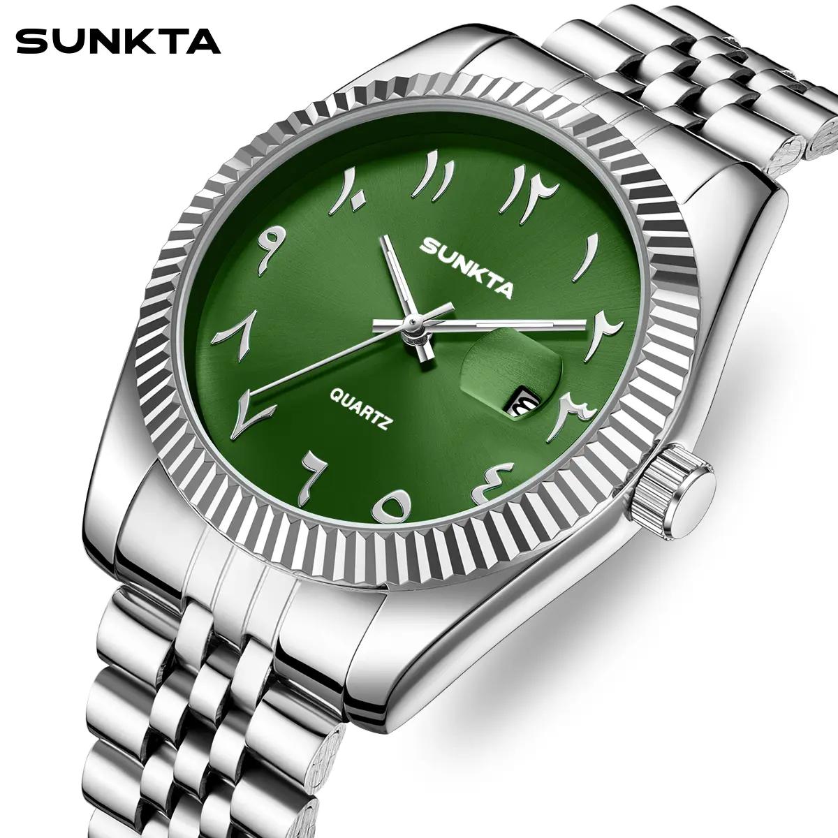 LIGE Men's Modern Waterproof Round Face Watch - 40mm Classic Dial Stainless Steel Strap Analog Quartz, Luminous Hands, Calendar, 30M Water Resistance, Casual Daily Fashion Men's Watch, Modern Waterproof Watch, Hardlex Glass