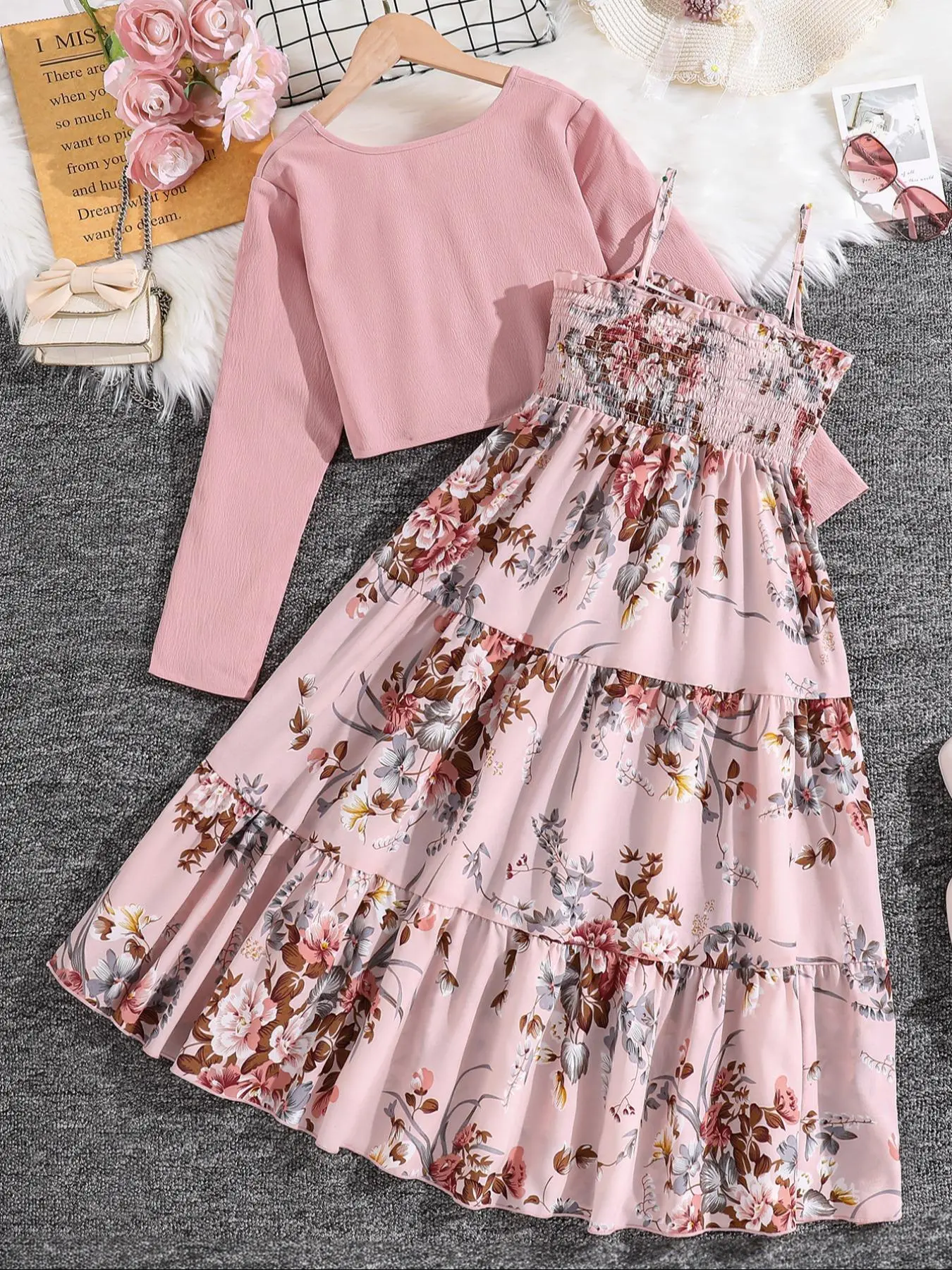 2 piece floral dress short Maya Brooke Short Floral Print 2 Piece Cocktail Dress