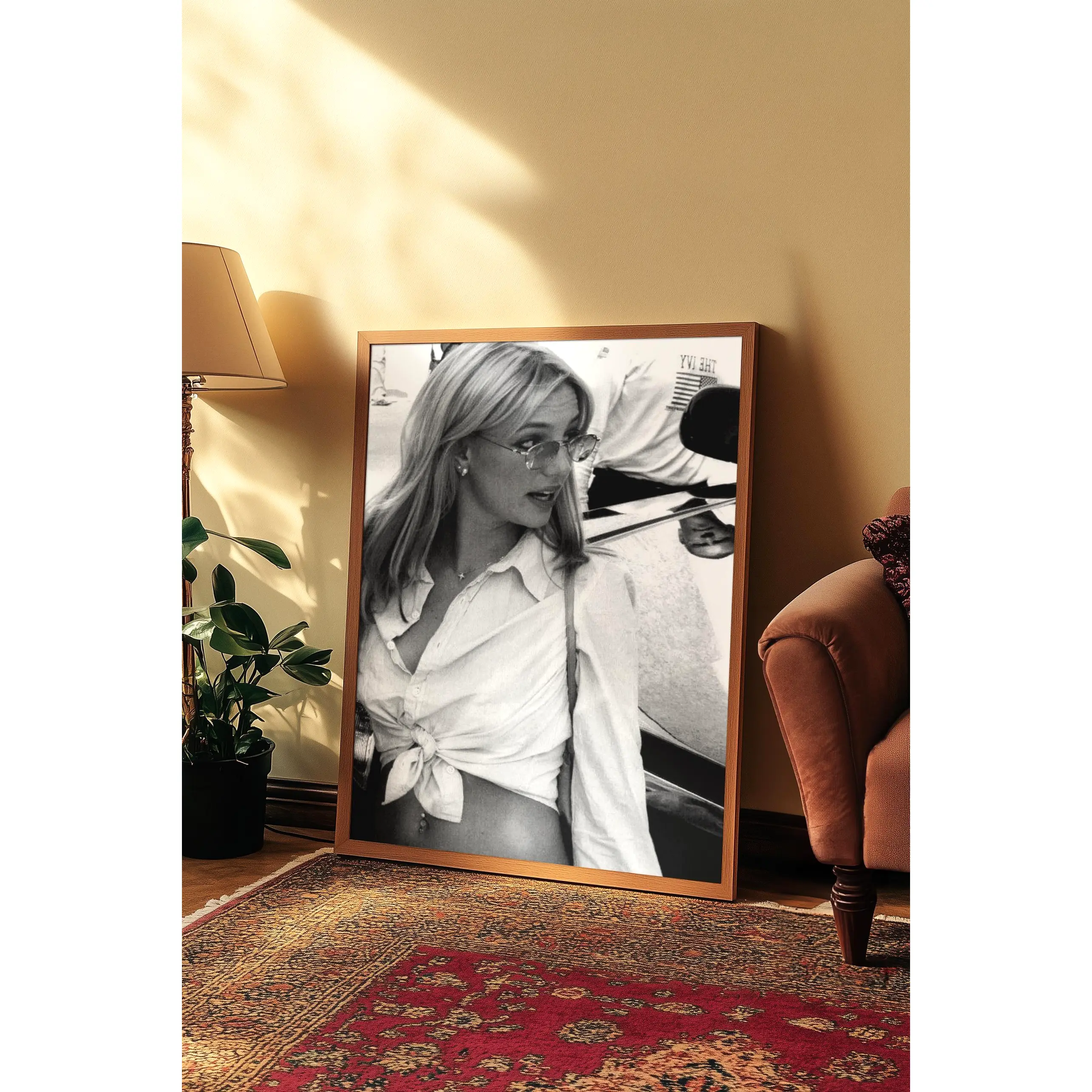 Britneey S Vintage Poster Y2K Aesthetic Wall Art Retro Pop Star Street Style Print Unframed 2000s Nostalgia Decor Fan Gift Idea