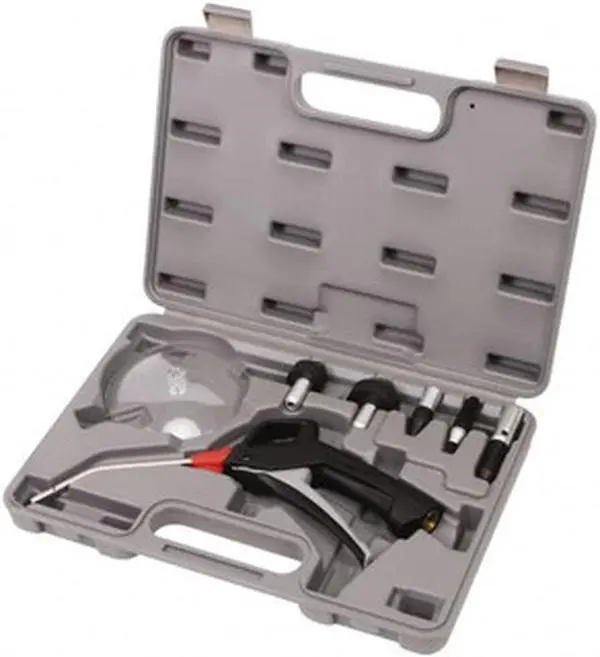 Value Collection 7-Pieces Nylon Air Gun Kit - 1/4 NPT Inlet, 145 Max PSI, Nylon Hose, Model 1302060040JP