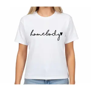 Homebody Shirt - Cute Trendy Women's Graphic T-Shirt - Introvert Oversized Tee, Cozy Gift for Her, Ultra-Soft Premium Drape Fabric, Classic Unisex Fit