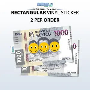 funny mench rectangle vinyl sticker made with high quality vinyl