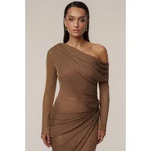 Bronze Opulent Metallic Bodysuit