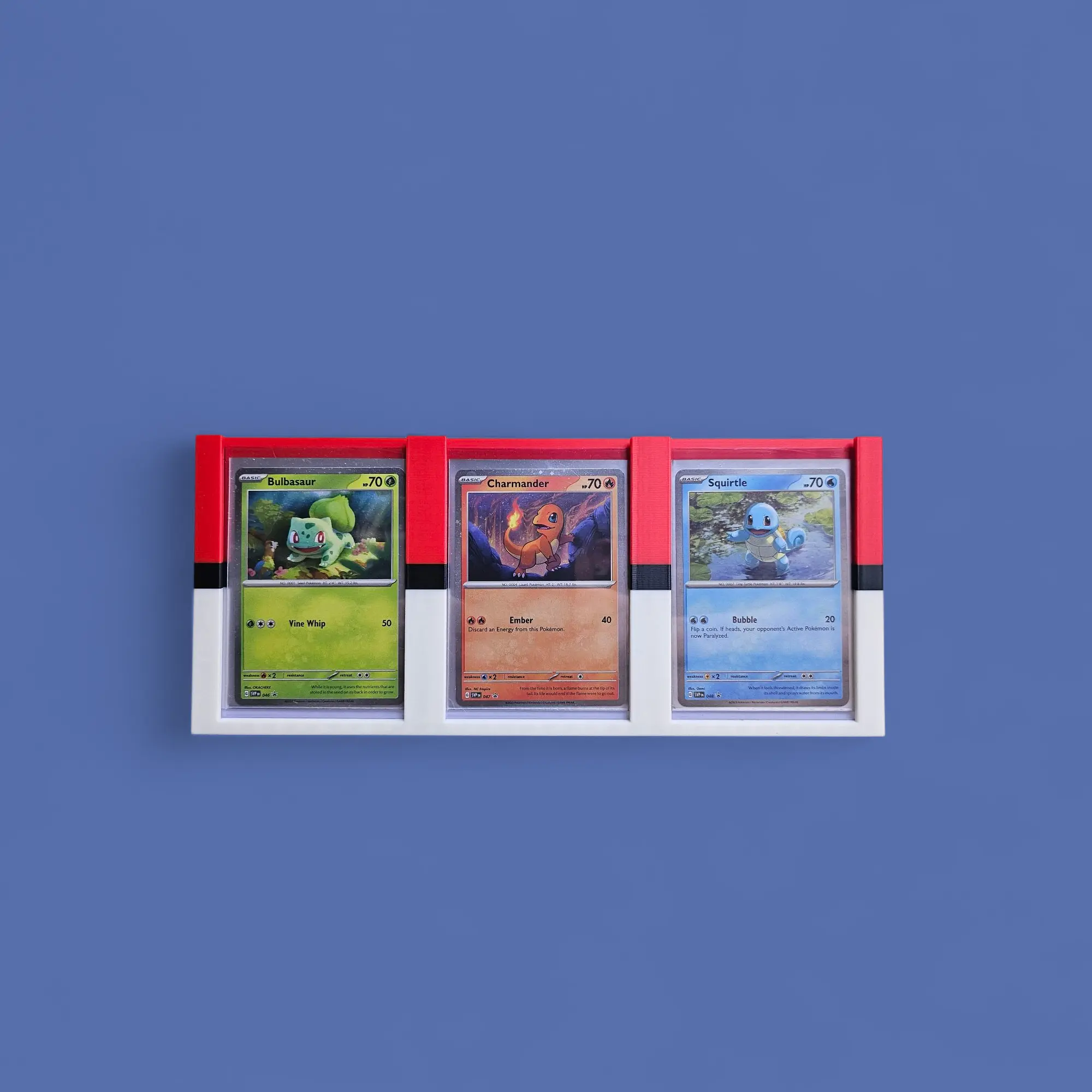 Pokéball Triple Card Display Stand Pokémon Card Holder Stand for Collectors Gift