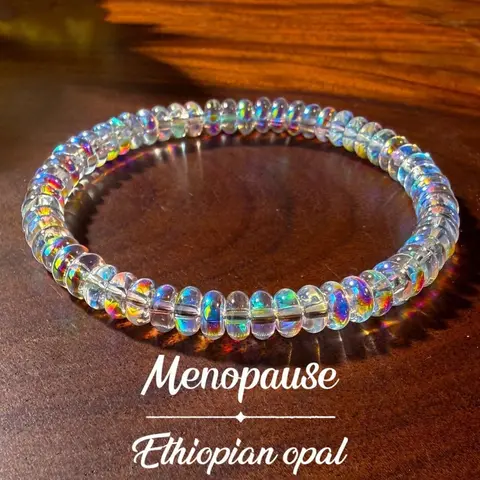 1pcs Artificial opal Ladies' Resin Adjustable Minimalist Bangle, with An Elastic String Accessory That Helps Maintain Emotional Balance Daily Vacation Gift From A Best Friend Minimalist Bangles