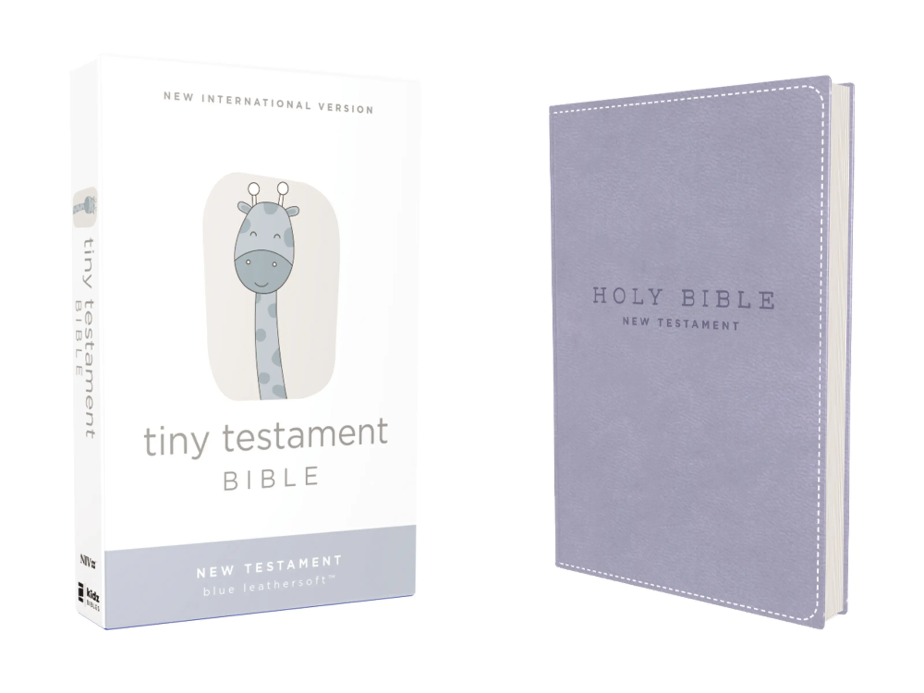 NIV, Tiny Testament Bible, New Testament, Leathersoft, Blue, Comfort Print by Zondervan [Leatherbound Book]