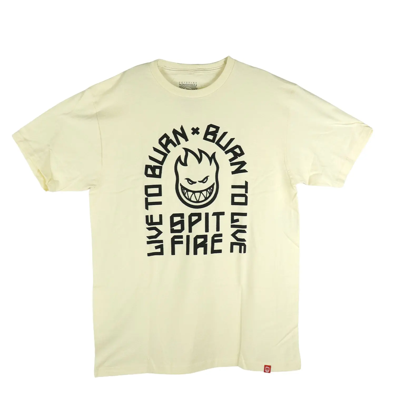 Spitfire Wheels Shirt LTB Arch Natural/Black