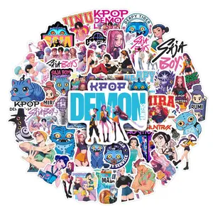 50Pcs K-POP Idol Group Stickers Pack, Waterproof Korean Pop Fan Vinyl Decals for Laptop Water Bottle Journal Scrapbook, K-POP Gifts for Fans